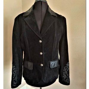 Cripple Creek Genuine Suede Leather Western Ladies Jacket/Blazer